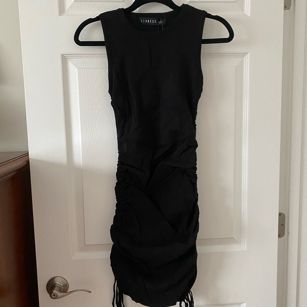 Lioness Military Minds mini dress black